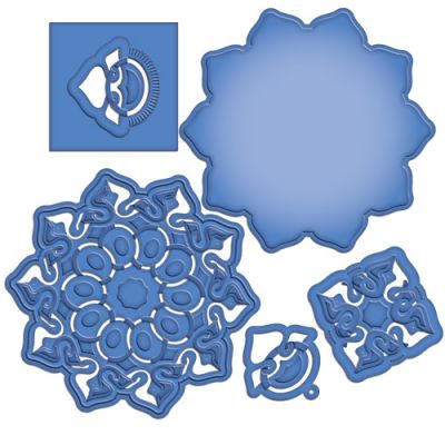 Spellbinders - Shapeabilities - Cut ? Fold ? Tuck die - Triumphant Blossom