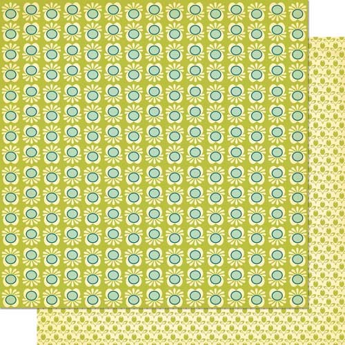 Cosmo Cricket - Social Club - Martini 12x12 Double Sided Patterned Paper