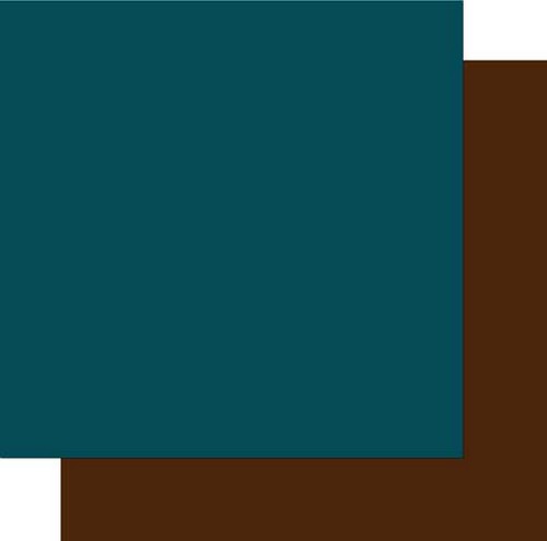 Cosmo Cricket - Social Club - Peacock/Earth Colour Picks 12x12 Double Sided Patterned Paper