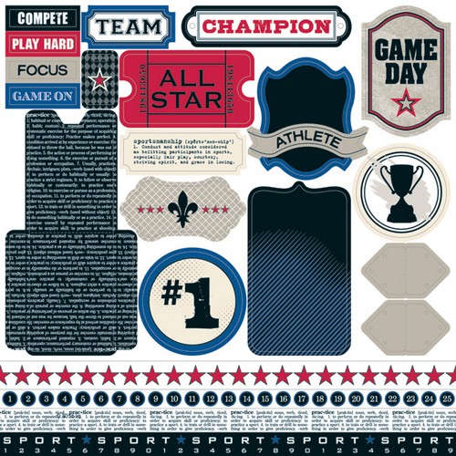 Teresa Collins - Sports Edition II -  Die-Cut Sheet