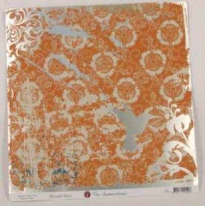 Ruby Rock-it - Summerhouse - 12 x 12 Printed Cardstock Paper - Summer Hum