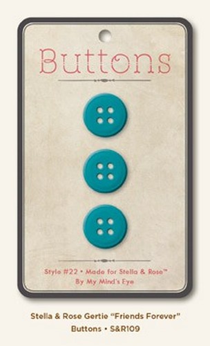 My Minds Eye - Stella and Rose - Gertie - "Friends Forever" Buttons
