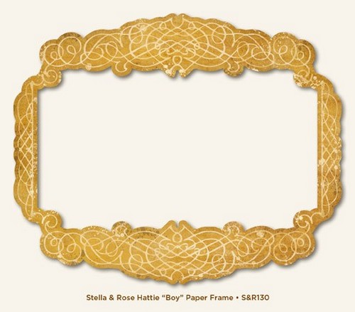 My Minds Eye - Stella and Rose - Hattie - "Boy" Paper Frame