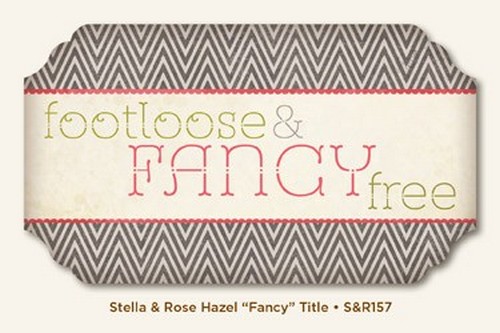 My Minds Eye - Stella and Rose - Hazel - "Fancy" Title