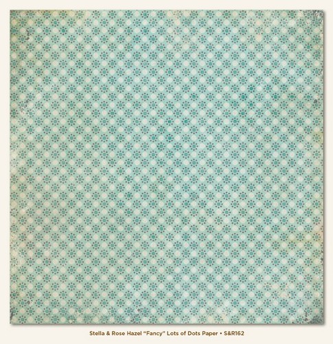 My Minds Eye - Stella and Rose - Hazel - "Fancy" Lots of Dots Paper