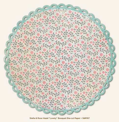 My Minds Eye - Stella and Rose - Hazel - "Lovely" Bouquet Die-cut Paper