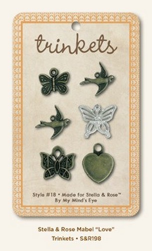 My Minds Eye - Stella and Rose - Mabel - "Love" Trinkets