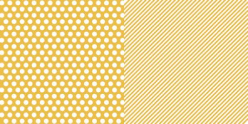 Simple Stories Sn@p! Yellow Dot/Stripe 65# Double Sided Cardstock