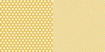Simple Stories Sn@p! Yellow Dot/Stripe 65# Double Sided Cardstock