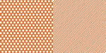 Simple Stories Sn@p! Orange Dot/Stripe 65# Double Sided Cardstock