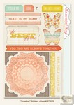 My Minds Eye - The Sweetest Thing - Tangerine - Together Stickers