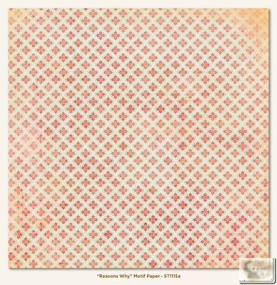 My Minds Eye - The Sweetest Thing - Lavender - Reasons Why Motif Paper