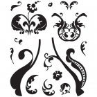 Basic Grey - Eva - Stamps - Bitsy - Aura