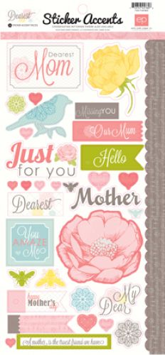 Echo Park - EP Mini Themes - Dearest - Sticker Accents