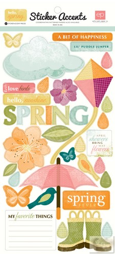 Echo Park - EP Mini Themes - Hello, Spring Sticker