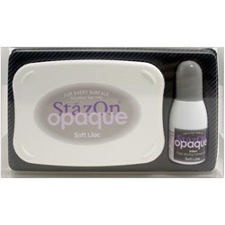 Tsukineko - Staz On - Opaque Soft Lilac ink pad