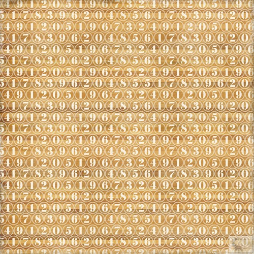 Echo Park - This and That Charming - Numbers Patterned Paper