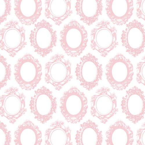 Teresa Collins - Timeless - Pink Frames Paper (flocked)