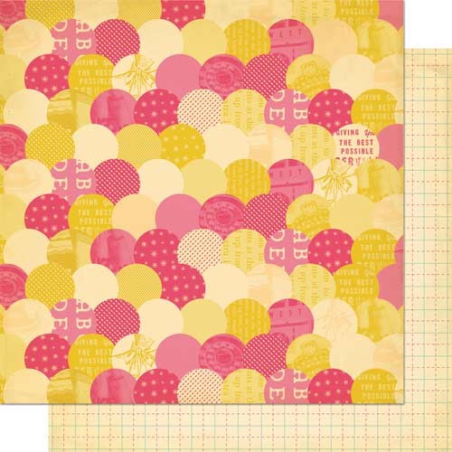 Cosmo Cricket - Upcycle - Re:peat 12x12 Double Sided Patterned Paper