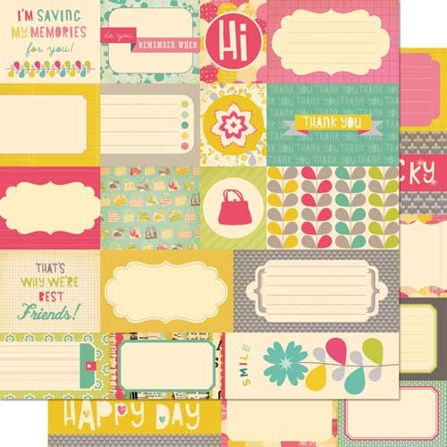 Cosmo Cricket - Upcycle - Elements 12x12 Double Sided Patterned Paper