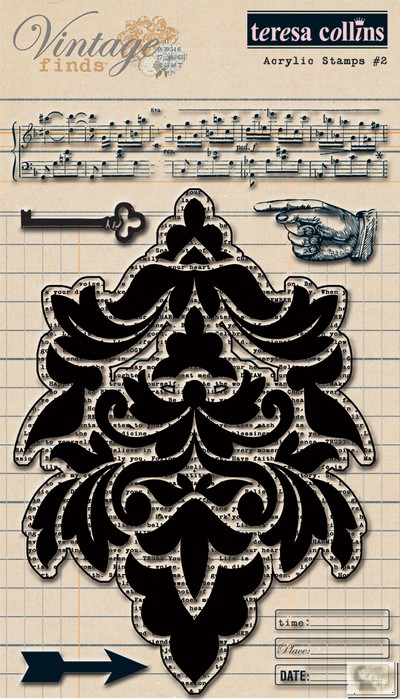 Teresa Collins - Vintage Finds - Stamps 2