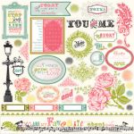 Echo Park - Victoria Gardens - Element Stickers