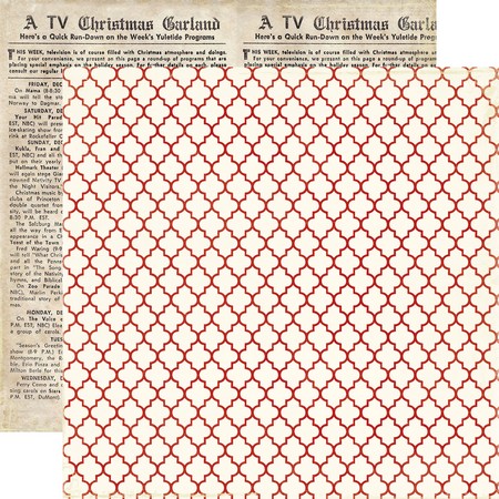 Echo Park Paper Co - Very Merry Christmas - Quatrefoil