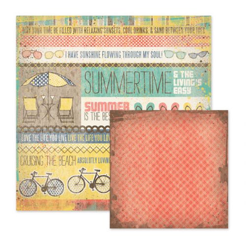 We R Memory Keepers - Down The Boardwalk - Patterned Paper - Down by the Sea