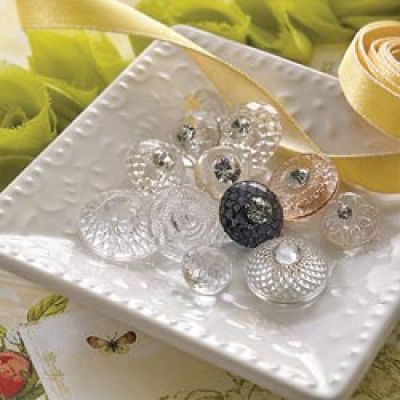 Websters Pages - Sparkle  - Vintage Buttons
