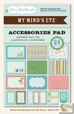 My Minds Eye - Winter Wonderland - 4x6 Accessories Pad
